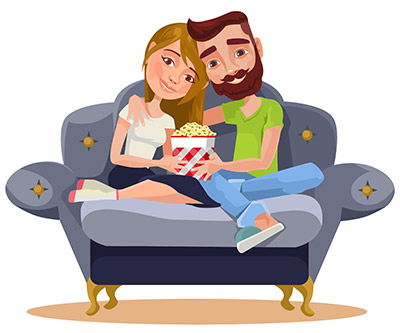 Valentine's Stay at Home Movie Date